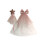 voile double couche pince et baguette rose violet 3