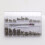 vis miniatures en verre argentées pour ordinateur portable 5