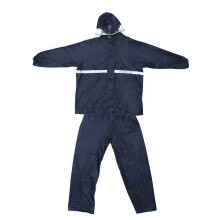 Waterproof Mens Rain Pants With Reflective Dark Blue 1 Set