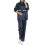 Waterproof Mens Rain Pants With Reflective Dark Blue 1 Set 2