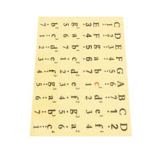 1 pcs black transparent numbered keyboard stickers for 61 54 49 keys