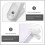 Single Hole Puncher for Loose-Leaf Planner Paper Craft 7