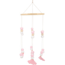 Mobile Wind Chime Hanging Bell With Felt Ball