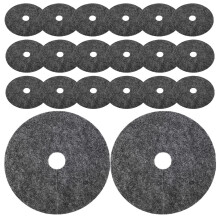 20Pcs 25Cm Nonwoven Tree Mulch Ring For Garden Weed Protection