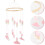 Mobile Wind Chime Hanging Bell With Felt Ball 7