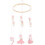 Mobile Wind Chime Hanging Bell With Felt Ball 10