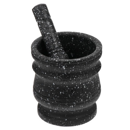 1Set Durable PP Garlic Masher for Kitchen Use Dark Grey Manual Grinder