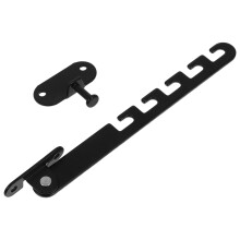 Raindrops Window Limiters For Child Safety In Black Alloy 1 Set