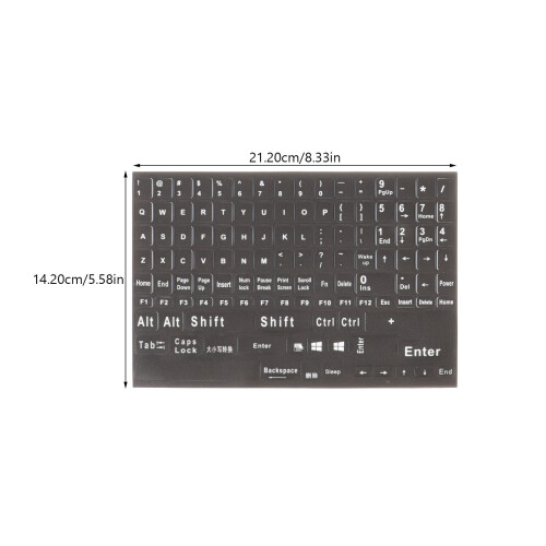 3 Sheets Sticker Keyboard Stickers Letter Upgrade Decal Replacement 1