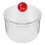 Clear Candy Jar With Lid Cotton Ball Cookie Container 900ml 1