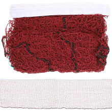 Filet Badminton Portable Maille Fine Rouge Foncé Durable