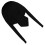 Adjustable Size Hard Hat Liner Polycarbonate Plastic Black 1pcs 9