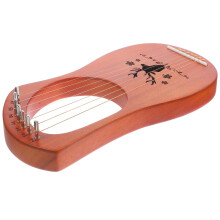 1 set portable 7-string lyre harp for beginners