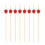 Flower Party Toothpicks For Appetizers 200pcs Decor Sticks 1