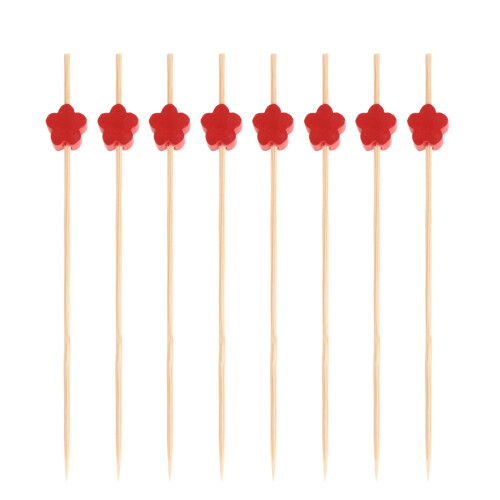 Flower Party Toothpicks For Appetizers 200pcs Decor Sticks