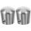 2 Pcs Railing Project Accessories Stainless Handrail End Caps 2