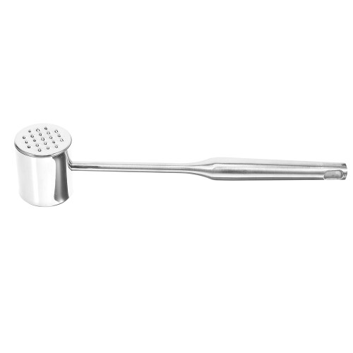 Silver Meat Pounder Tenderizer Hammer Kitchen Tool For