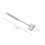 Silver Meat Pounder Tenderizer Hammer Kitchen Tool For 2