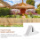 Fence Support Plastic Fence Base White 4set 10