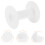 10pcs Compact Thread Storage H-Shape White Sewing Bobbins 3