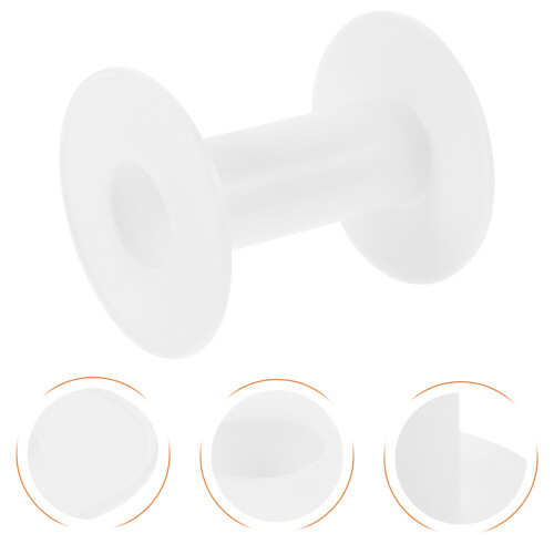 10pcs Compact Thread Storage H-Shape White Sewing Bobbins 2