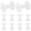 10pcs Compact Thread Storage H-Shape White Sewing Bobbins 5