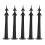 50 Pcs Pegs For Membrane Plastic Nails Stakes Tent 1