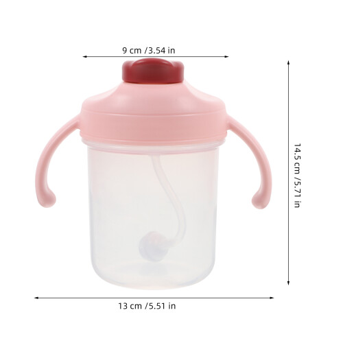 No Spill Bicchiere Sippy 300Ml Con Cannuccia E Due Manici Per Disfagia 1