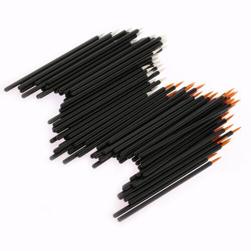 100 pz eyeliner in nylon/ , applicatori occhi