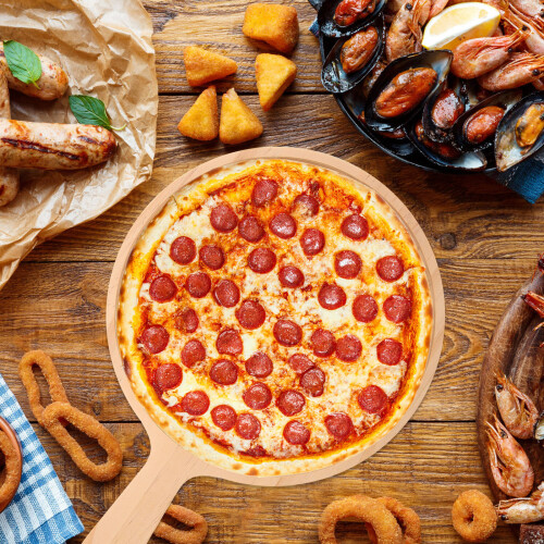 Vassoio In Con Per Pizza E Pane 1