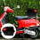 borsa posteriore per scooter con custodia nera 3