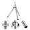treppiede mini 26 cm per pesca notturna 2