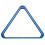 portabicchieri triangolare in con palle biliardo 1