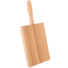 tavola per garganelli in legno pratica per pasta e gnocchi color kaki
