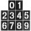 set stencil 0-9 per pittura su e indirizzi 3
