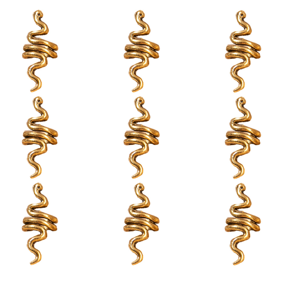 Artibetter 9Pcs Diy Alloy Dreadlocks Cuffs Hair Accessories In Mixed Colors