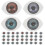 100 pezzi occhio simulato decorativo 1