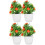 4 pezzi albero da artificiale in vaso, bonsai decorativo 7