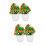 4 pezzi albero da artificiale in vaso, bonsai decorativo 9
