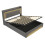 Grey Linen King Ottoman Bed with LED Charging 9