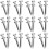 Aerator da 26 pezzi con punte in metallo, spike per scarpe 1
