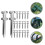 Aerator da 26 pezzi con punte in metallo, spike per scarpe 5