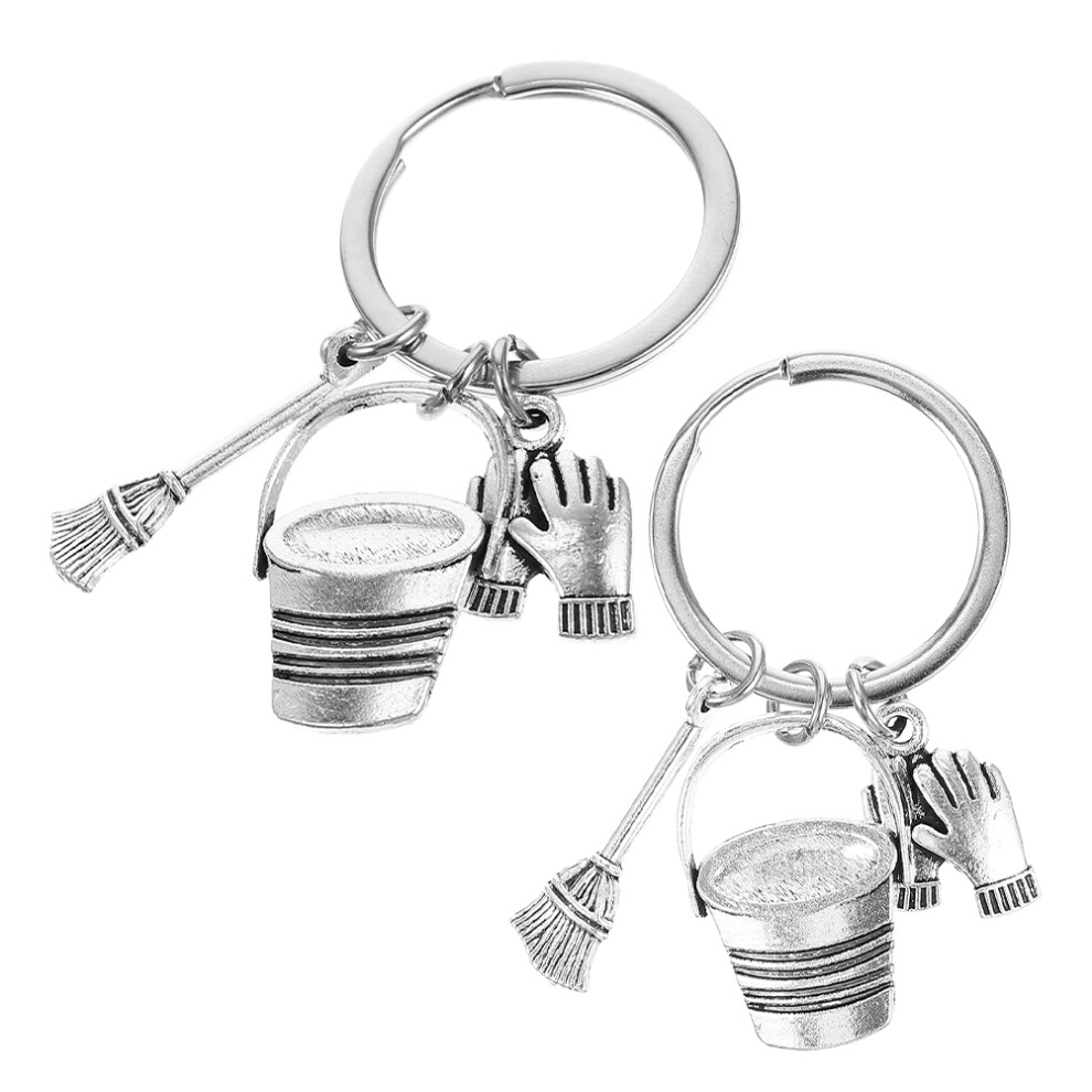 2 Stuks Huishoudelijke Waardering Sleutelhanger Voor Vrouwen En-image