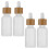 4Pcs 30Ml Dropper Glass Empty Bottles Portable Sub Bottle For Makeup 4
