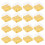50 plastik mondkuchen boxen mit eigelb puff gold 10