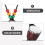 6 djembe hangertjes, afrikaanse percussieketting 7
