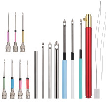 16pcs tambour needle kit for embroidery weaving, portable, beginners pros