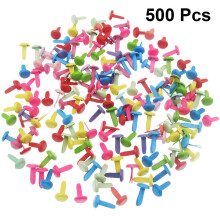 500St Assorti Kleurige Dubbele Nagels Voor Decoratie En Handwerk