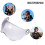visiera per casco shark , schermo standard, accessorio pratico 7