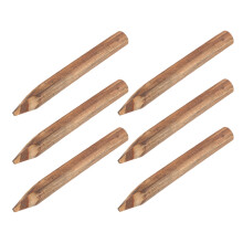 6 schuttingpalen 30 cm voor , grasveld, of bloemperk